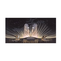 Trademark Fine Art Robert Hoppe Enchanted Love Canvas Wall Art - 16x32