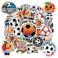 thumbnail image 5 of 35pcs Sport Stickers Stationery Stickers Basketball Funny Stickers Football Kids Stickers  for Luggage Laptop Suitcase, 5 of 9