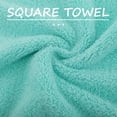 thumbnail image 3 of OUNONA 8Pcs Flannel Washcloths with Hanging Loop Soft Absorbent Face Towels for Home Use, 3 of 6