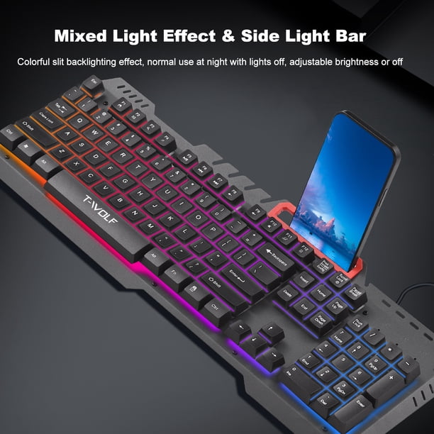 Thunder Wolf TF600 set tastiera e mouse in metallo piastra di ferro notebook gioco da ufficio per computer desktop – acquista a prezzi convenienti sul marketplace
