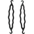 thumbnail image 2 of 6Pcs Black Plastic Bun Maker Curler Donut Bun Shaper Hair Holder Clip Magic Roll Bun Hair Twist Braiding Tool Hairdressing Hair Styling Accessories For Women Girls, 2 of 5