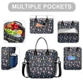thumbnail image 2 of Dark Blue Little Princess Pattern Womens Lunch Box for Work,Insulated Large Lunch Bag for Tween and Teen,Loncheras Para Mujer,Leakproof Adult Lunch Bag for Work,Beach,Travel,Picnic,Camping, 2 of 7