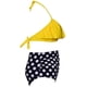 thumbnail image 5 of Traje de baño para niñas Conjunto de bikini de dos piezas Ruffle Falbala Trajes de baño Trajes de baño Xemadio WMZL-956-121, 5 of 7