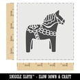 thumbnail image 2 of Swedish Dala Dalecarlian Horse DIY Cookie Wall Craft Stencil - 4.5 Inch, 2 of 5