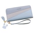 thumbnail image 1 of Portefeuille Long pour Femmes Mode Mixte Décor à Franges Porte-Cartes Portefeuille Pochette, 1 of 4