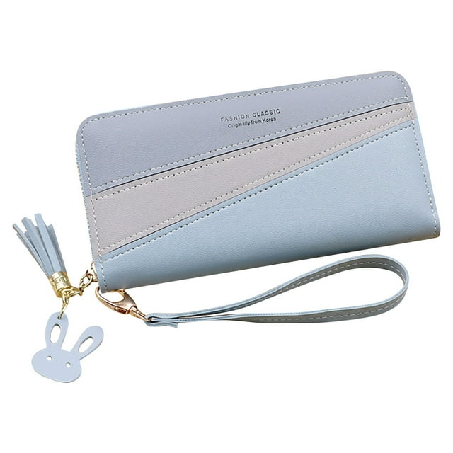 Portefeuille Long pour Femmes Mode Mixte Décor à Franges Porte-Cartes Portefeuille Pochette
