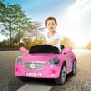 Electric Car for Kids，LEADZM LZ-9928 Electric Stroller Double Drive 35W*2 Battery 12V7AH*1 Kids Car with 2.4G Remote Control Black