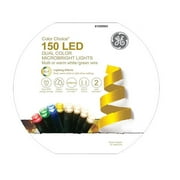 GE Color Choice 150 LED Dual Color Microbright String Lights Multi or Warm White 43.4FT
