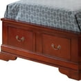 thumbnail image 5 of Glory Furniture Louis Phillipe Twin Storage Bed in Cherry Color, 5 of 7