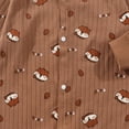 thumbnail image 6 of Wxirdiow Winter Rompers for Toddler Girl Newborn Baby Girl Clothes Long Sleeve Romper Infant Fall Winter Outfits Jumpsuit Preemie Girl Clothes Brown Size,12-18 Months, 6 of 7