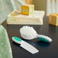 thumbnail image 2 of Safety 1st Soft Grip Brush & Comb, Artic Blue, 2 of 11