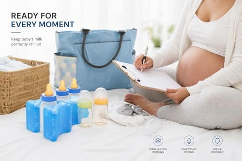 JARTC Ice Packs for Coolers | Can Coolers | Breastmilk Cooler Ice Pack | Long-Lasting Reusable Ice Pack