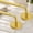 Gold, variant on 2 Pack Magnetic Curtain Rods for Doors, Adjustable 18-30 Inch Metal Curtain Rods, 3/8" Diameter Black Curtain Rods for French Doors and Windows