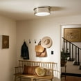 thumbnail image 6 of 52541PN Kichler Lighting Serca - 3 Light Flush Mount In Traditional Style-5.75 Inches Tall and 18 Inches Wide-Polished Nickel Finish, 6 of 10