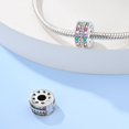 thumbnail image 3 of KUNSIR 2PCS Stopper Clip Charms for Bracelet Necklace, Spacer Beads Mother's Day Christmas DIY Gift for Women, 3 of 6