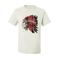 thumbnail image 2 of Vintage Distressed Legends Skull Pop Culture Men's Graphic T-Shirt, White, 4XL, 2 of 3