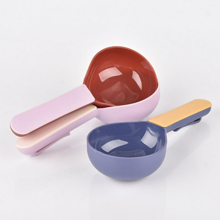 1Pcs Pet Food Scoop, Plastic Measuring Cup Pet Food Feeding Spoon