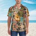 thumbnail image 4 of Balery Men'S Summer Hawaiian Shirts Short-Sleeve Design Name Printed Casual Shirts - Size Name, 4 of 9