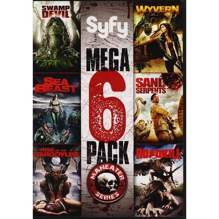 Syfy Mega 6-Pack: The Maneater Series - Swamp Devil / Sea Beast / Rise Of The Gargoyles / Wyvern / Sand Serpents / Roadkill