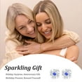 thumbnail image 5 of APSVO 18K White Gold Plated Stud Earrings for Women CZ S925 Sterling Silver September Birthstone Earrings with Blue Sapphire Birthday Valentines Day Jewelry Gifts Teen Her Mom Girlfriend Adults Ideas, 5 of 5