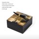 thumbnail image 4 of Caja de joyería rectangular con rayas de cuerno de madera de visualización de la joyería Tooarts Joyero hecho con material compuesto., 4 of 6