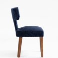 thumbnail image 4 of Mid Century Modern Dining Chairs Set of 2, Farmhouse Linen Fabric Upholstered Accent Chair,Kitchen Chairs with Hardwood Frame, Beige, 4 of 15