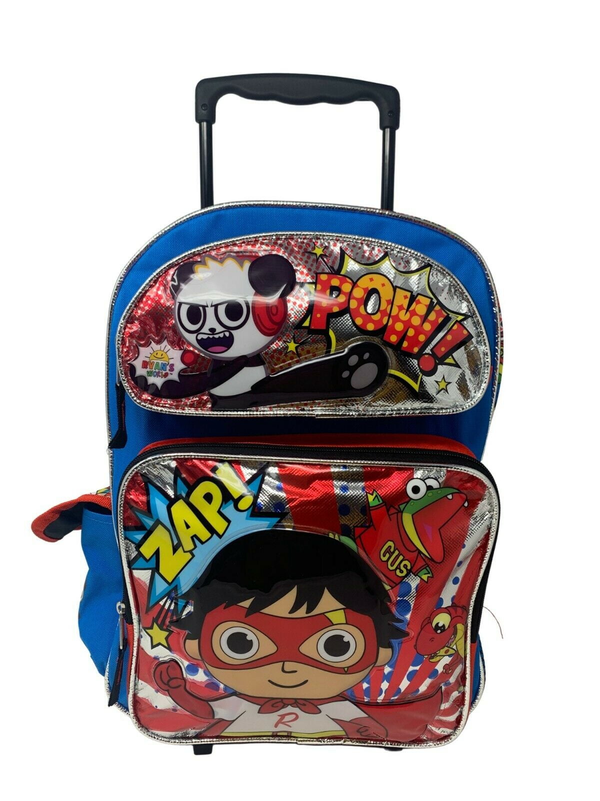 Ryan's World 16" Large Rolling/Roller School Backpack 611yrs