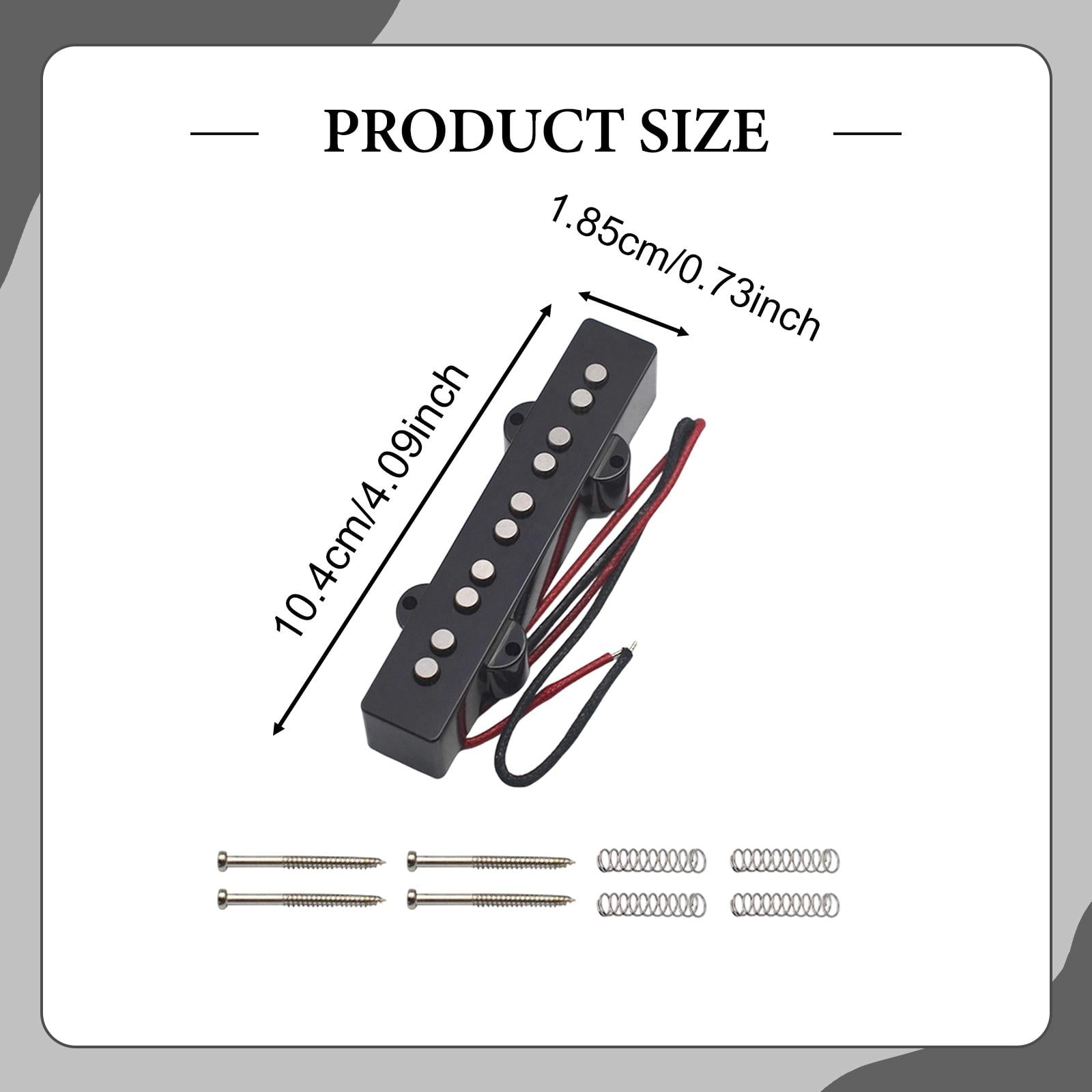 Electric Bass Pickup Music Instrument Accessory Preamp Amplifier Open Back Design for Five String Performers
