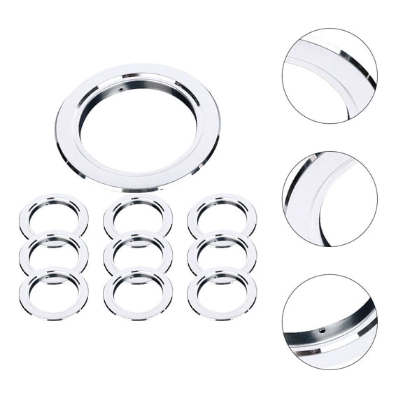 OFFIGAM 10Pcs Nesting House Metal Guards Stainless Steel Breeding Box Protective Ring