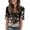#01Black, variant on Women V Neck Half Sleeve T Shirts Dressy Casual Elbow Length Spring Fashion Fit Basic Tee Summer Tunic Top Blouse Pink M