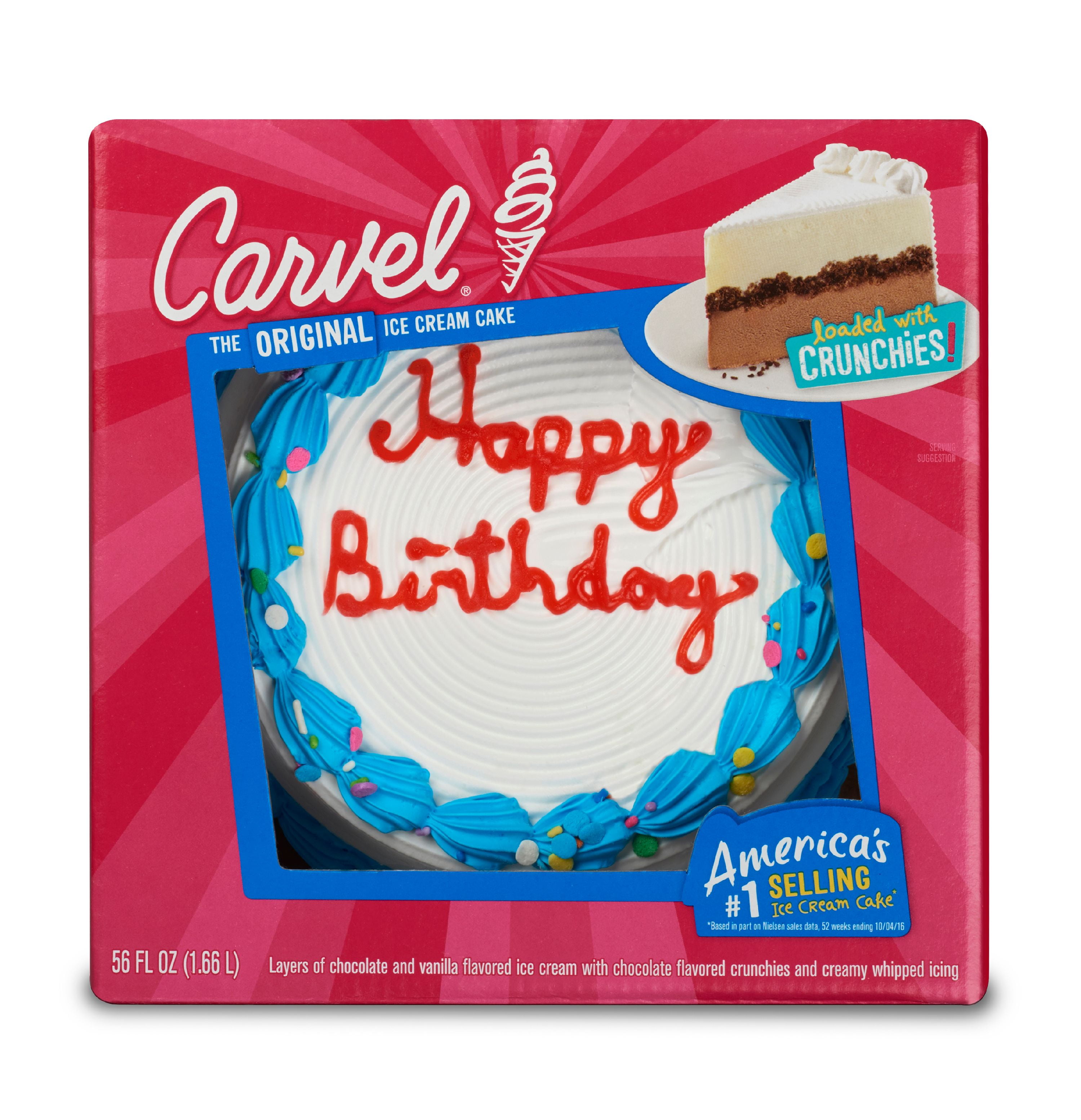 Carvel Chocolate And Vanilla Ice Cream Cake 56 Oz 8 Inch Walmart Com Walmart Com