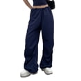 thumbnail image 1 of VISgogo, blusas cortas de verano para mujer, blusas cortas de color liso de corte bajo con tirantes anchos, chaleco delgado para fiesta/bar/club con ombligo para mujer VISgogo  moda, 1 of 9