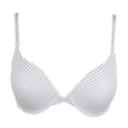 thumbnail image 2 of Fysho Women Striped Adjusted Seamless Front Buckles Push Up Bra Lingerie with Underwire, 2 of 5