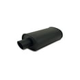 thumbnail image 4 of Vibrant Performance Exhaust Muffler 1145 StreetPower; Single 2-1/4 Inch Center Inlet; Single 3 Inch Center Outlet; 15 Inch Body/20 Inch Overall Length; Flat Black, 4 of 4