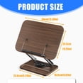 thumbnail image 5 of Height Adjustable Laptop Stand 360° Rotation Risers Reading Platform for Notebook, 5 of 12