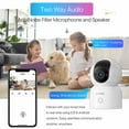 thumbnail image 2 of 5Ghz WiFi Security Camera, ZOSI 3MP Baby/Pet Monitor, 2K 360°View WiFi Camera with PIR Motion Sensor,Pan/Tilt Indoor Camera for Home/Office, 2 Way Audio, Night Vision, 2 of 11