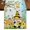 Yellow Blue, variant on Table Runners 72 Inches Long Dress Scarves, Yellow Daisy Gnomes Farmhouse Kitchen Table Runner, Coffee Tablerunners, Pastoral Bees Floral Botanical Beige 14x72 Inch
