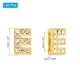 thumbnail image 2 of 30pcs Encanto de Letra, Encanto de Letra de Rhinestone Cristal Alfabeto Pulseras Colgante para Collar de Cuero, Dorado, E, 2 of 6