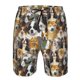 thumbnail image 3 of Balery Cute Dog Traje de Baño Estilo Hawaiano para Hombre, Shorts de Secado Rápido con Bolsillos-Medium, 3 of 6