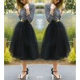 thumbnail image 2 of Jupes Tutu en Tulle pour Femmes Jupon Court Longueur Genou pour Bal de Promo, 2 of 5