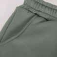 thumbnail image 3 of FAIWAD Fleece Lined Pants Women Winter Warm Fleece Sweatpants Elastic Waist Athletic Joggers with Pockets, 3 of 6