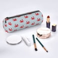 thumbnail image 2 of Disketp Cute Red Crabs With Nautical Estuche Organizador de Lápices de Cuero, Estuche de Oficina con Cremallera para Bolígrafo y Lápiz, 2 of 6