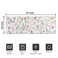 thumbnail image 5 of Pioneer Flower Floral Print Pattern Door Rugs,Washable Non Slip Door Mats Indoor,Decorative Door Mats,Entry Mat Indoor for Entrance,Bedroom,Kitchen,Bathroom,16"x47", 5 of 6
