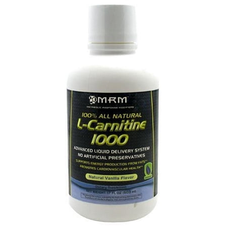 MRM L-Carnitine 1000, Vanilla, 17 Fl Oz