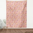 thumbnail image 3 of Ambesonne Modern Fabric by the Yard Upholstery, Dots with Doodle, 5 Yards, Multicolor, 3 of 4