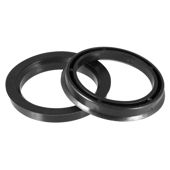 Plastic 73.1mm to 57.1mm Car Hub Centric Rings Wheel Bore Center Spacer 2pcs