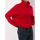 thumbnail image 1 of Jersey de manga larga ajustado para mujer, Tops de cuello alto, jersey básico de punto, suéter multicolor, moda de otoño e invierno, 2024, 1 of 5