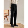 thumbnail image 4 of Vintage Men's Cotton Casual Pants Relaxed Fit Trousers  Dress Pants, 4 of 4