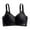 Black, variant on Thin Seamless Support Bra, Innovative Rubber Strip Design for Lift and Comfort, Non Slip Fit for Women