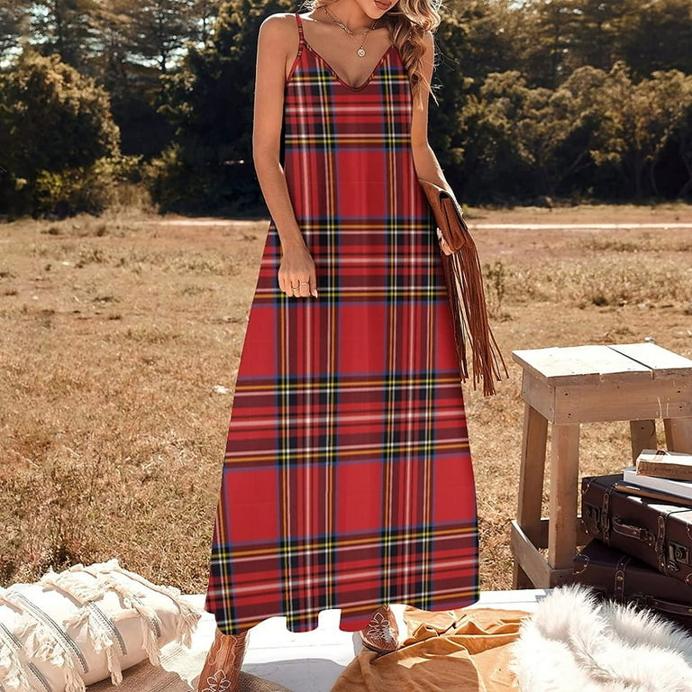 Buffalo check maxi dress hotsell